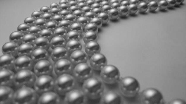 Close-up of beads on table Close up of beads on table